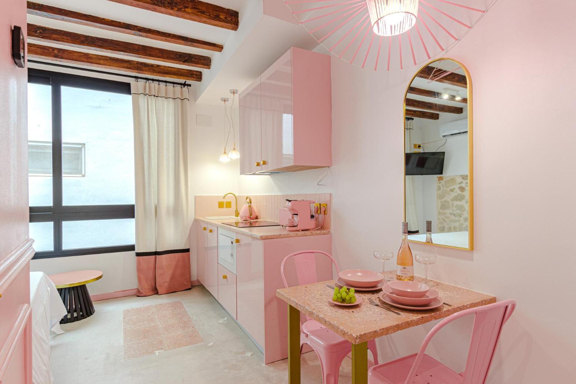 Glamorous Pink Studio In City Center Alicante Eksteriør billede